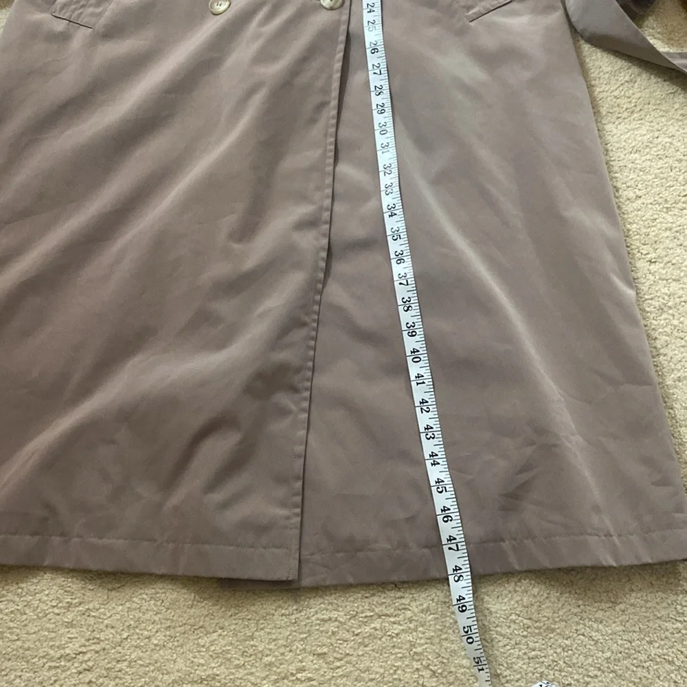 Vintage Fleet Street Trench coat raincoat size 14 belted - Picture 9 of 14